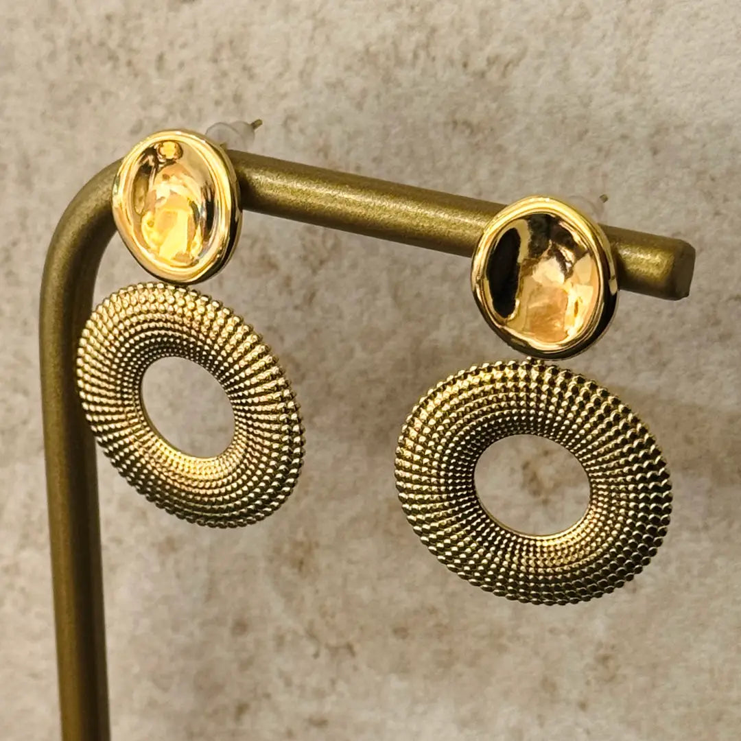 Bonomo Oorbellen met Cirkel Design