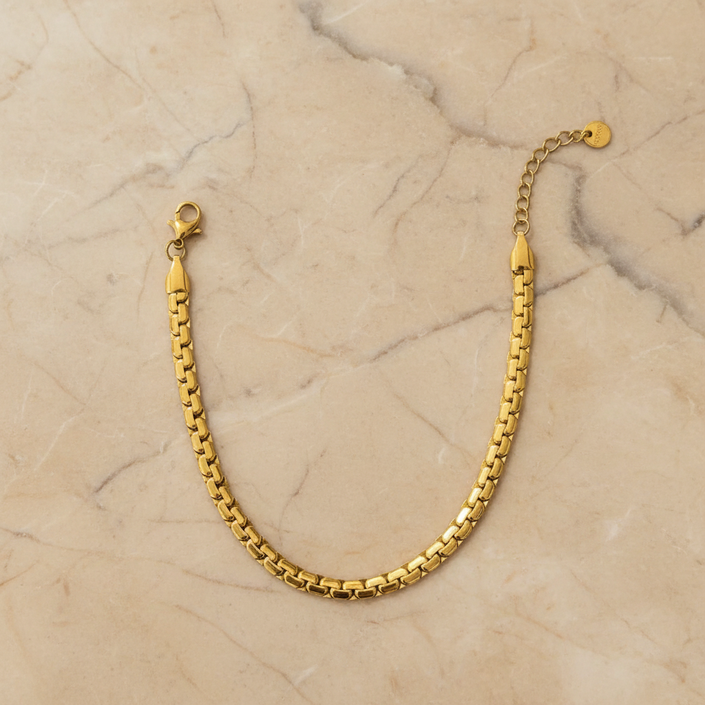 Eddie Chunky Schakelarmband - PURE Jewelry stijl