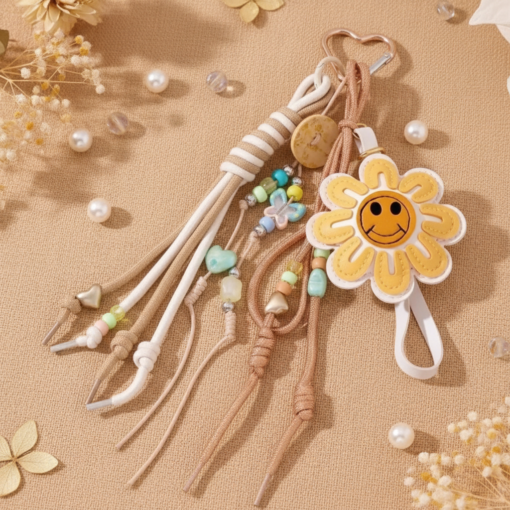 Sunny Daisy sleutelhanger productfoto